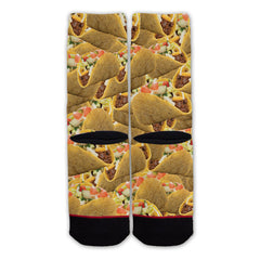 Function - Realistic Tacos All Over Fashion Socks