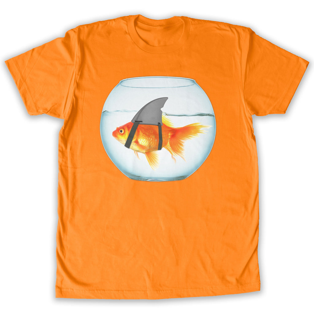 Function - Goldfish Shark Men's Fashion T-Shirt Black – Function Socks