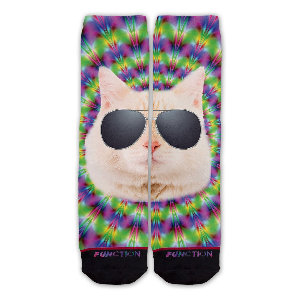 Function - Trippy Cat Fashion Sock