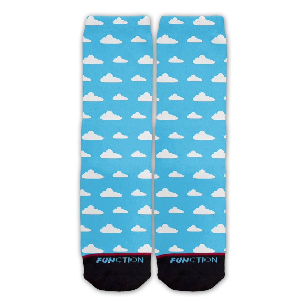 Function - All Over Cloud Pattern Fashion Sock