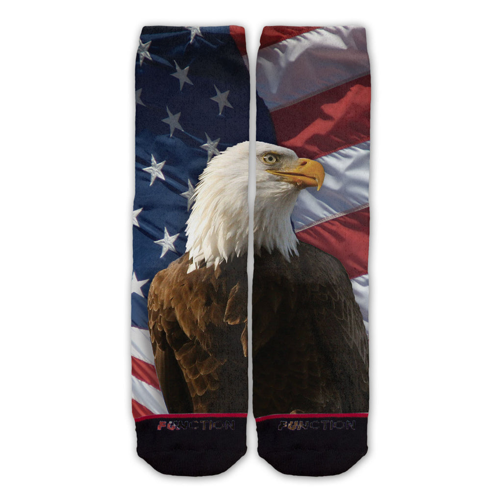 Function - American Eagle With Flag Fashion Socks