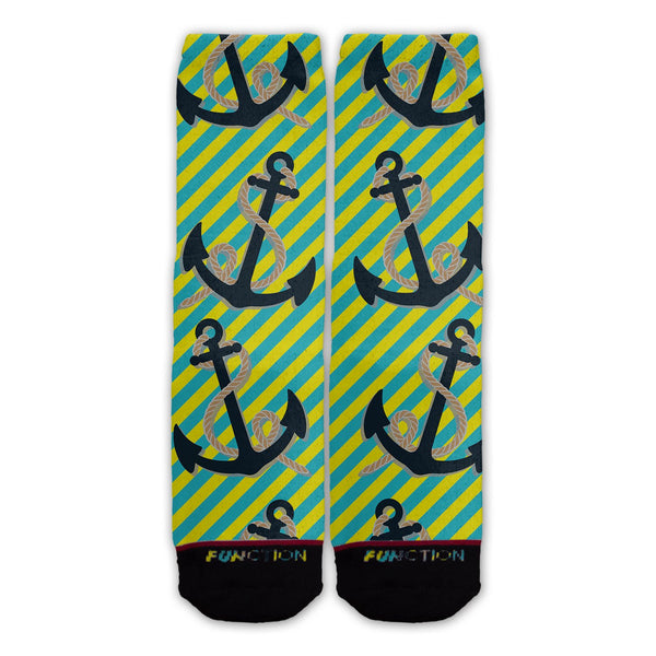 Function - Anchor Pattern Fashion Socks