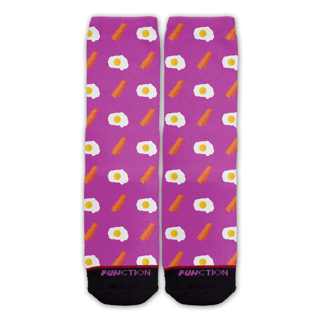 Function - Bacon and Eggs Pattern Fashion Socks