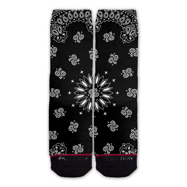 Function - Black Bandana Fashion Socks