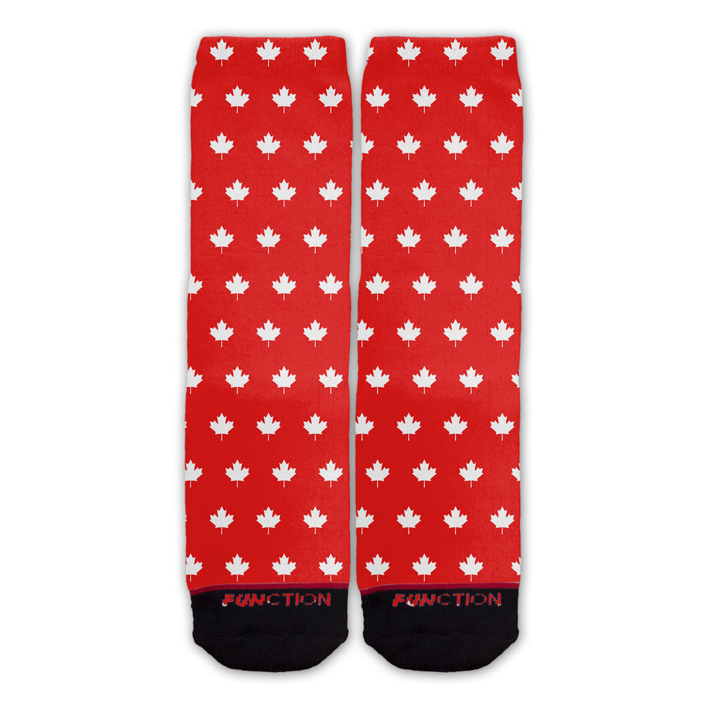 Function - Canada Maple Leaf Pattern Fashion Sock