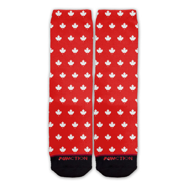 Function - Canada Maple Leaf Pattern Fashion Sock