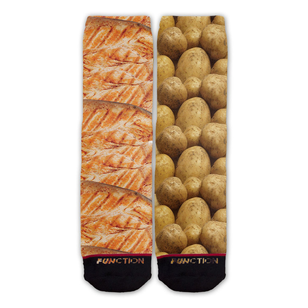Function - Chicken and Potatoes Fashion Socks