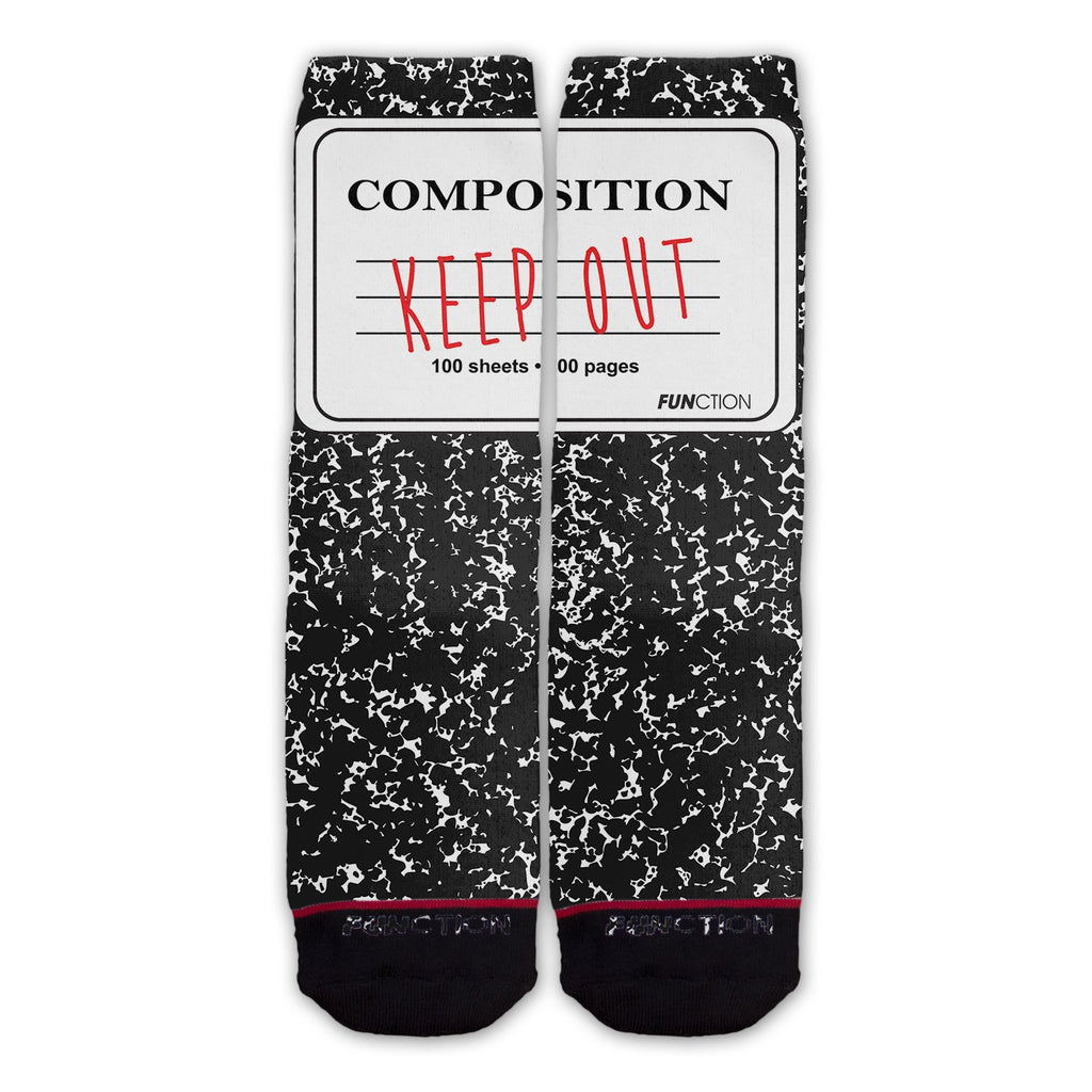Function - Composition Notebook Fashion Socks