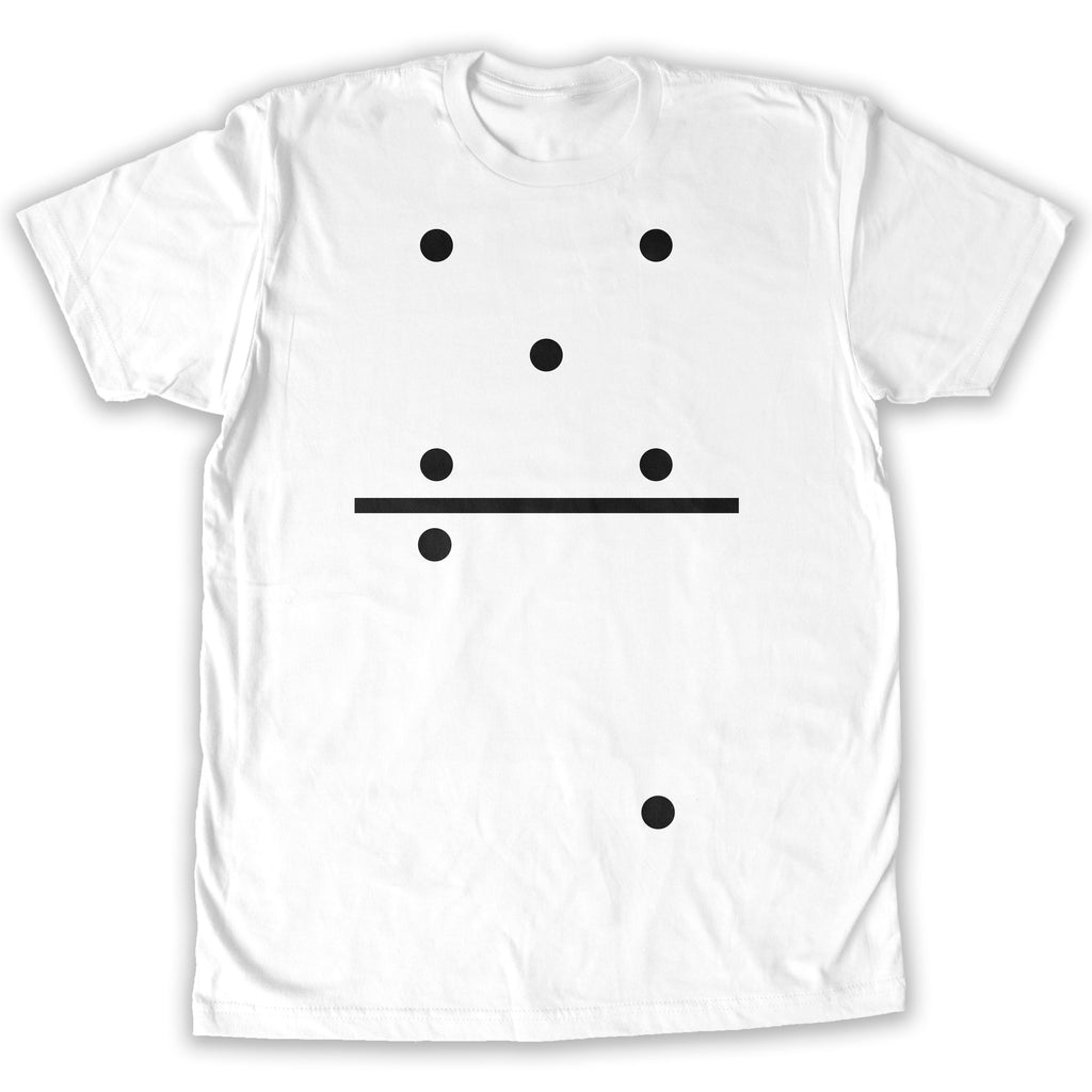 Function -  Domino Costume Men's Fashion T-Shirt White