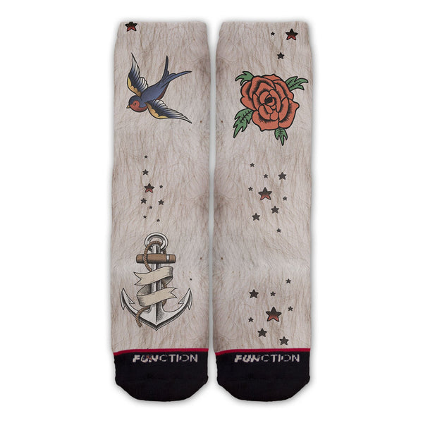 Function - Fake Traditional Tattoos Costume Socks