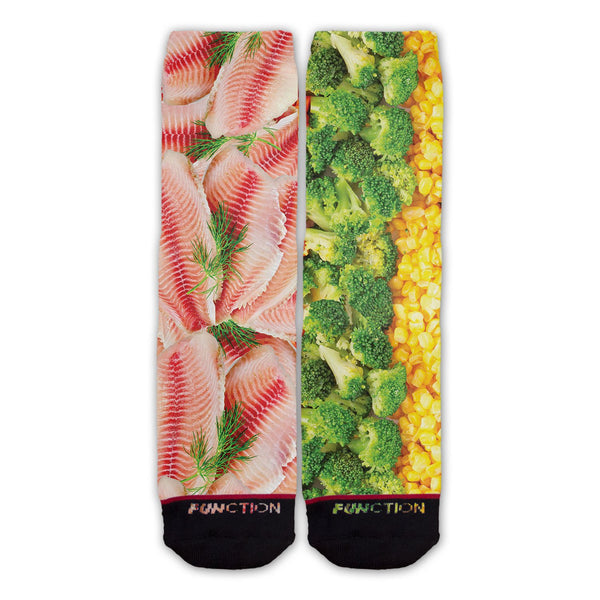 Function - Fish and Veggies Fashion Socks
