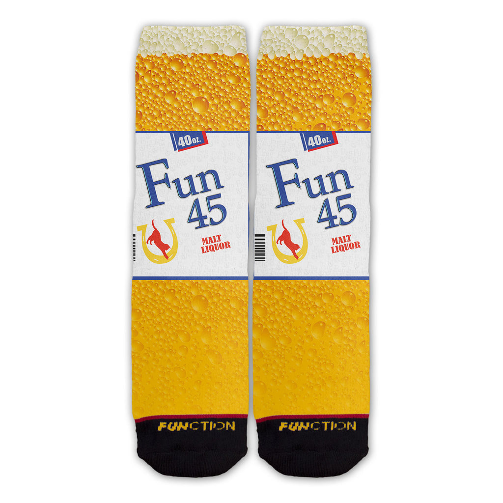 Function - Fun 45 40 oz Beer Fashion Socks