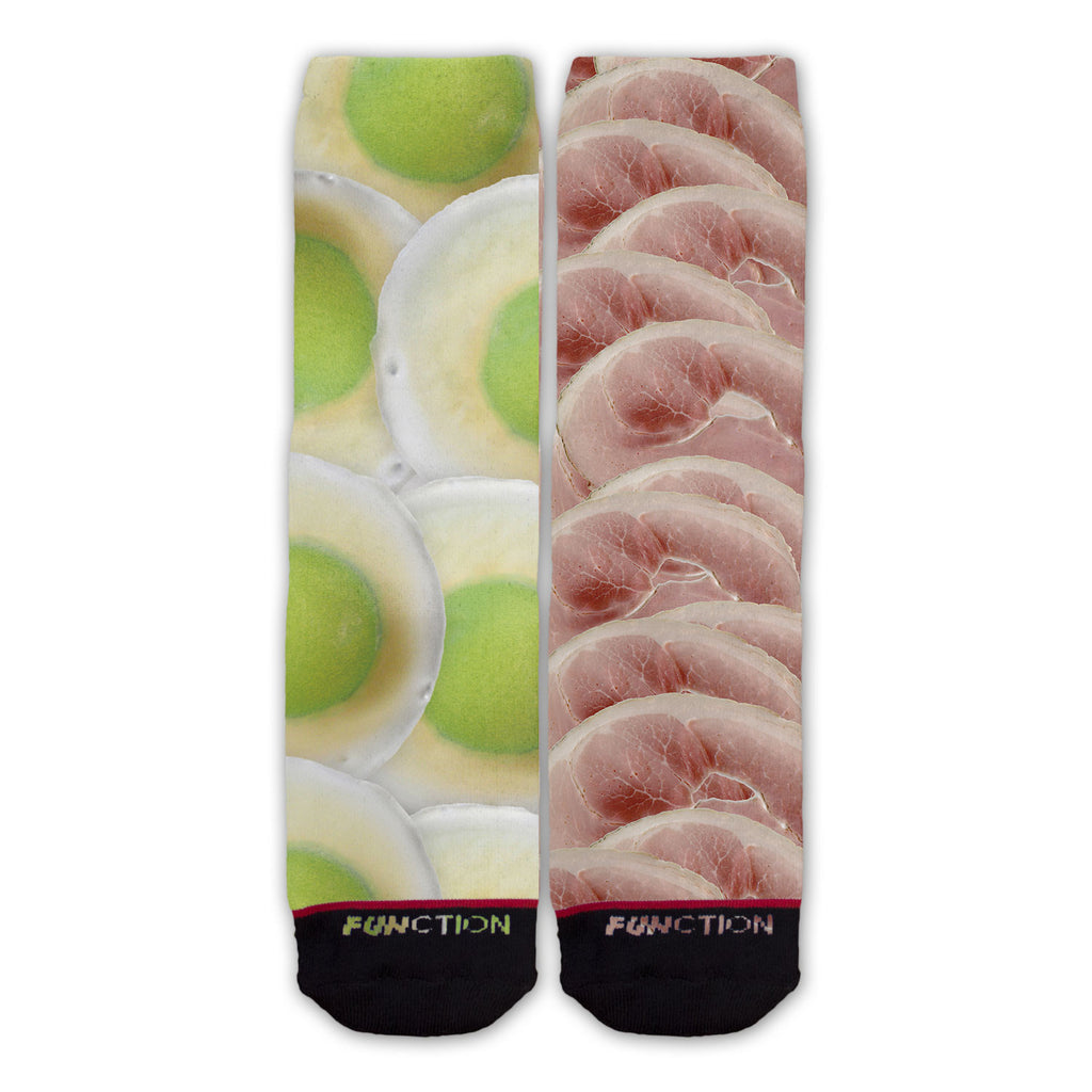 Function Socks - St. Patrick's Day Green Eggs and Ham Fashion Sock