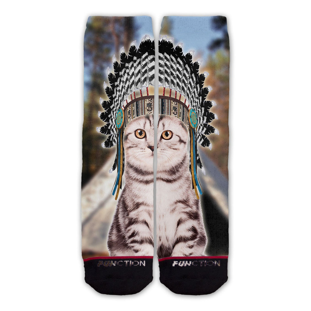 Function - Indian Cat Fashion Sock