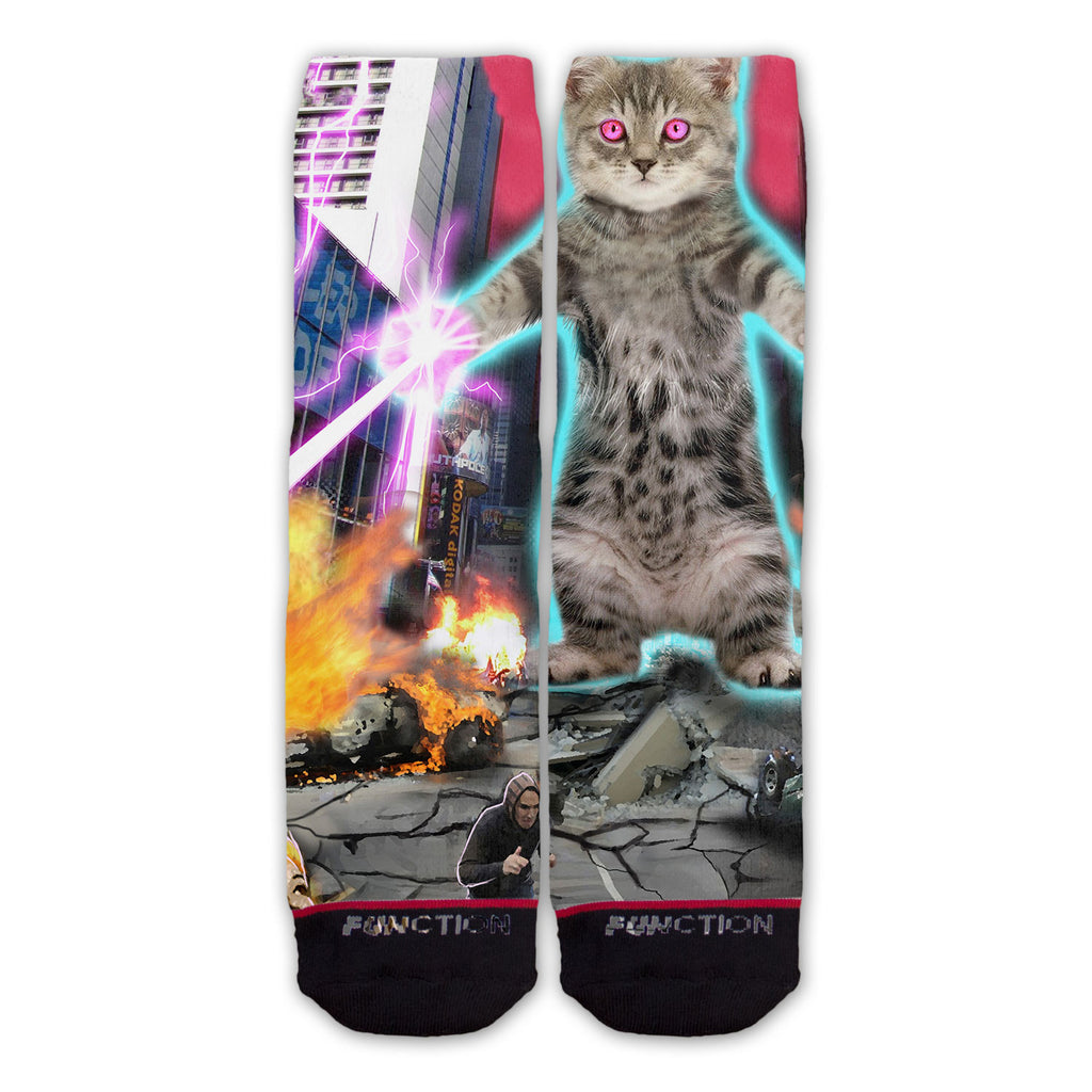 Function - Laser City Kitten Fashion Socks