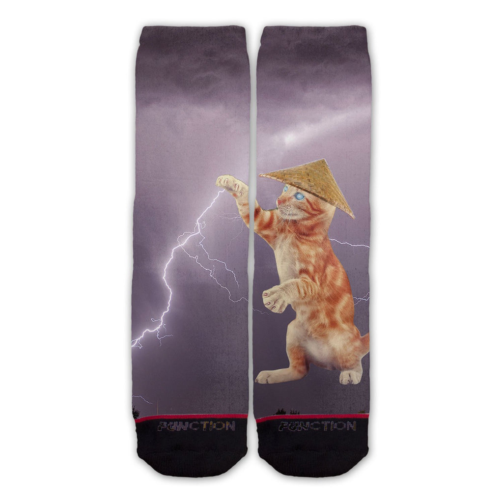Function - Cat Lightning Fashion Sock