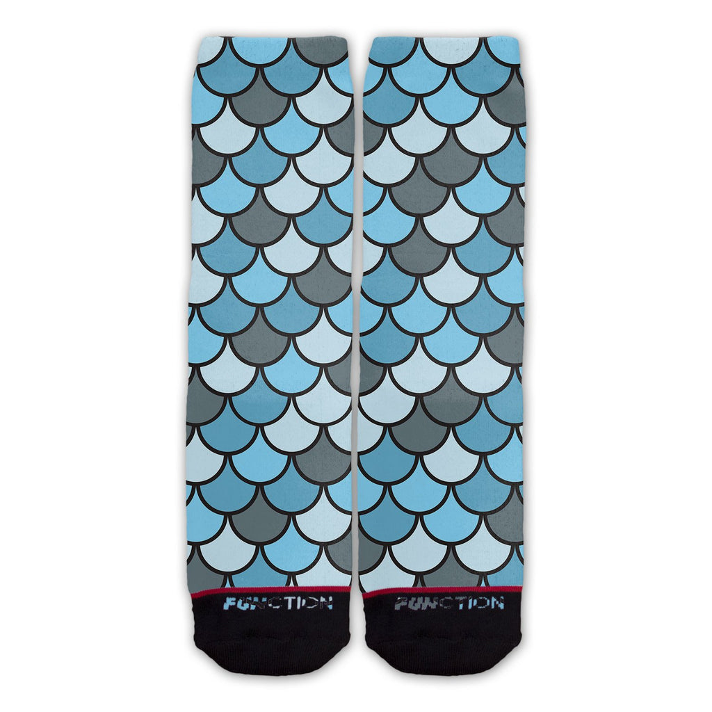 Function - Mermaid Scales Blue Fashion Socks