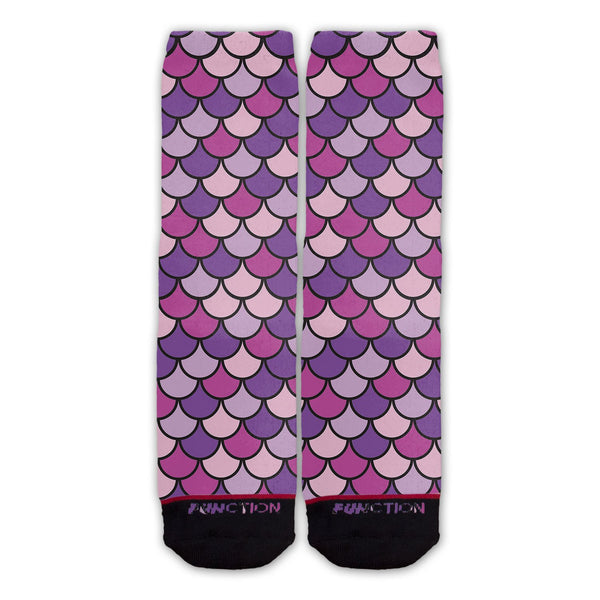Function - Mermaid Scales Purple Fashion Socks