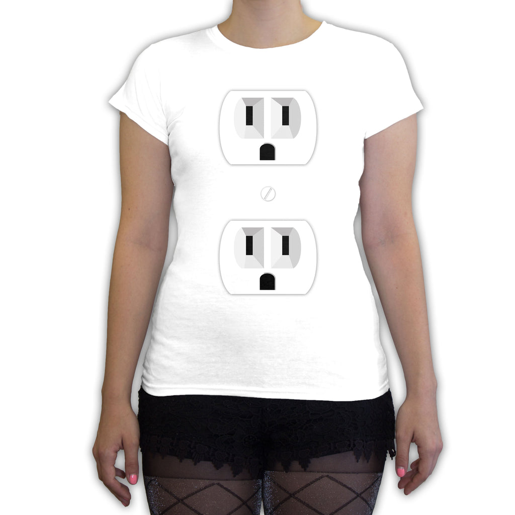 Function -  Outlet  Halloween Costume Women's Fashion T-Shirt White