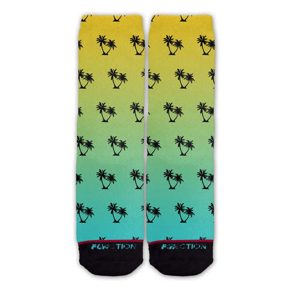 Function - Palm Tree Pattern Sock