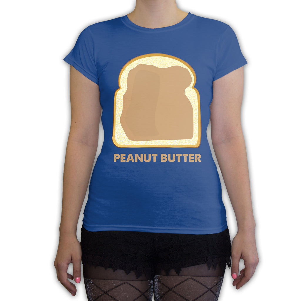 Function -  Couples Halloween Peanut Butter Costume Women's Fashion T-Shirt Royal Blue