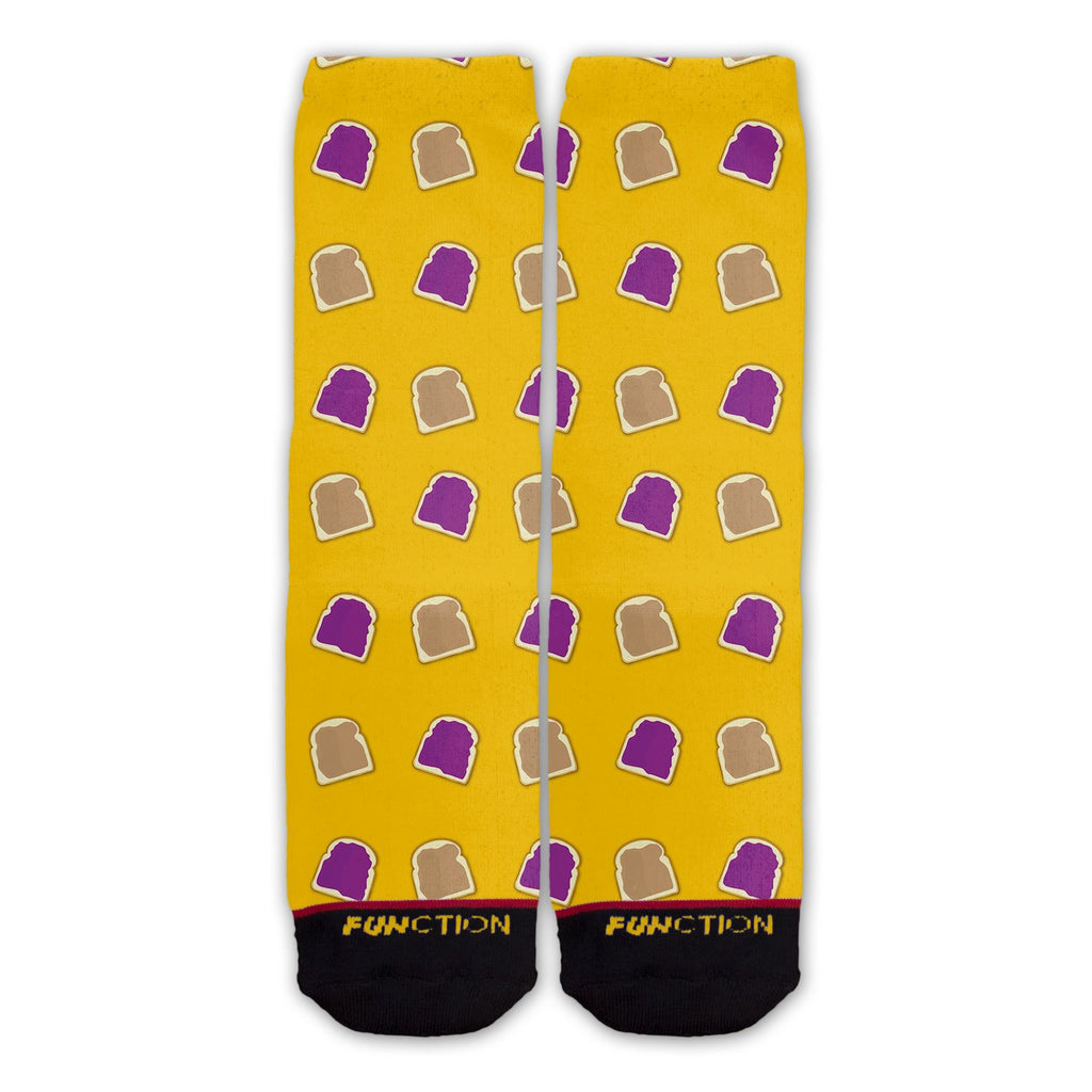 Function - Peanut Butter and Jelly  Pattern Sock