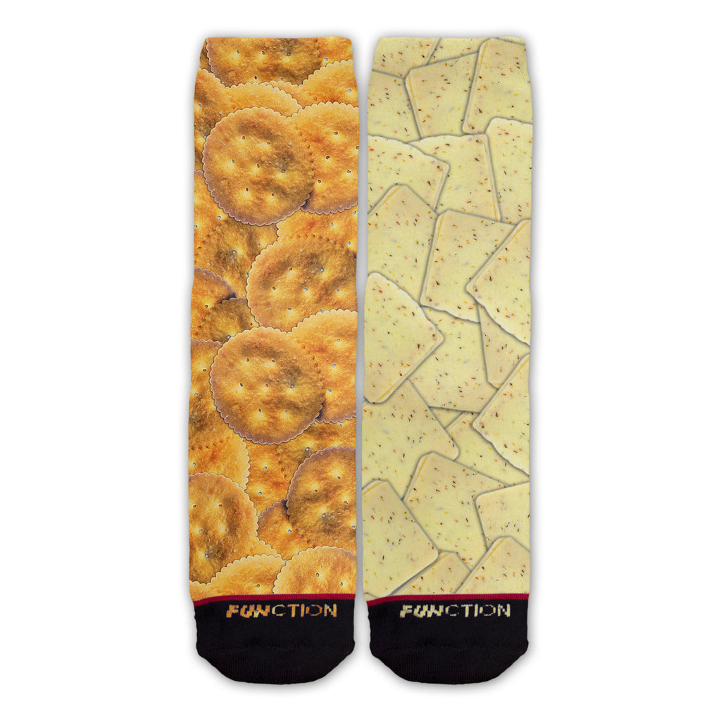 Function - Pepper Jack Cheese and Crackers Fashion Socks
