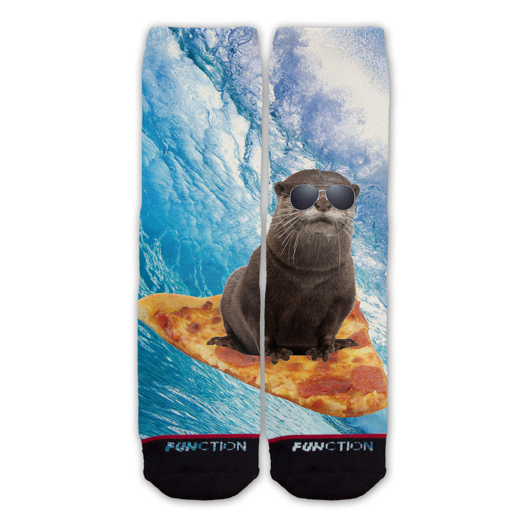 Function - Pizza Surfing Otter Fashion Sock