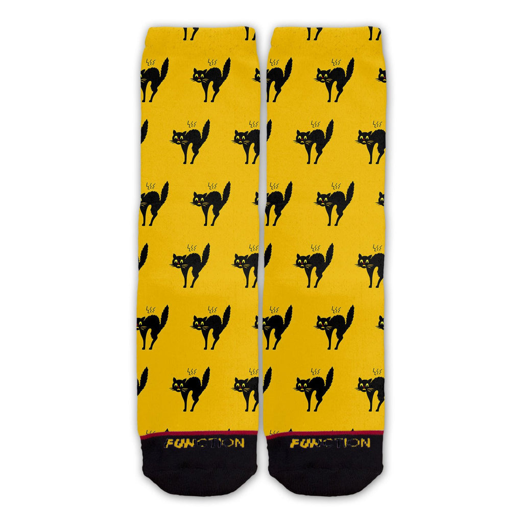 Function - Scared Cat Pattern Fashion Sock
