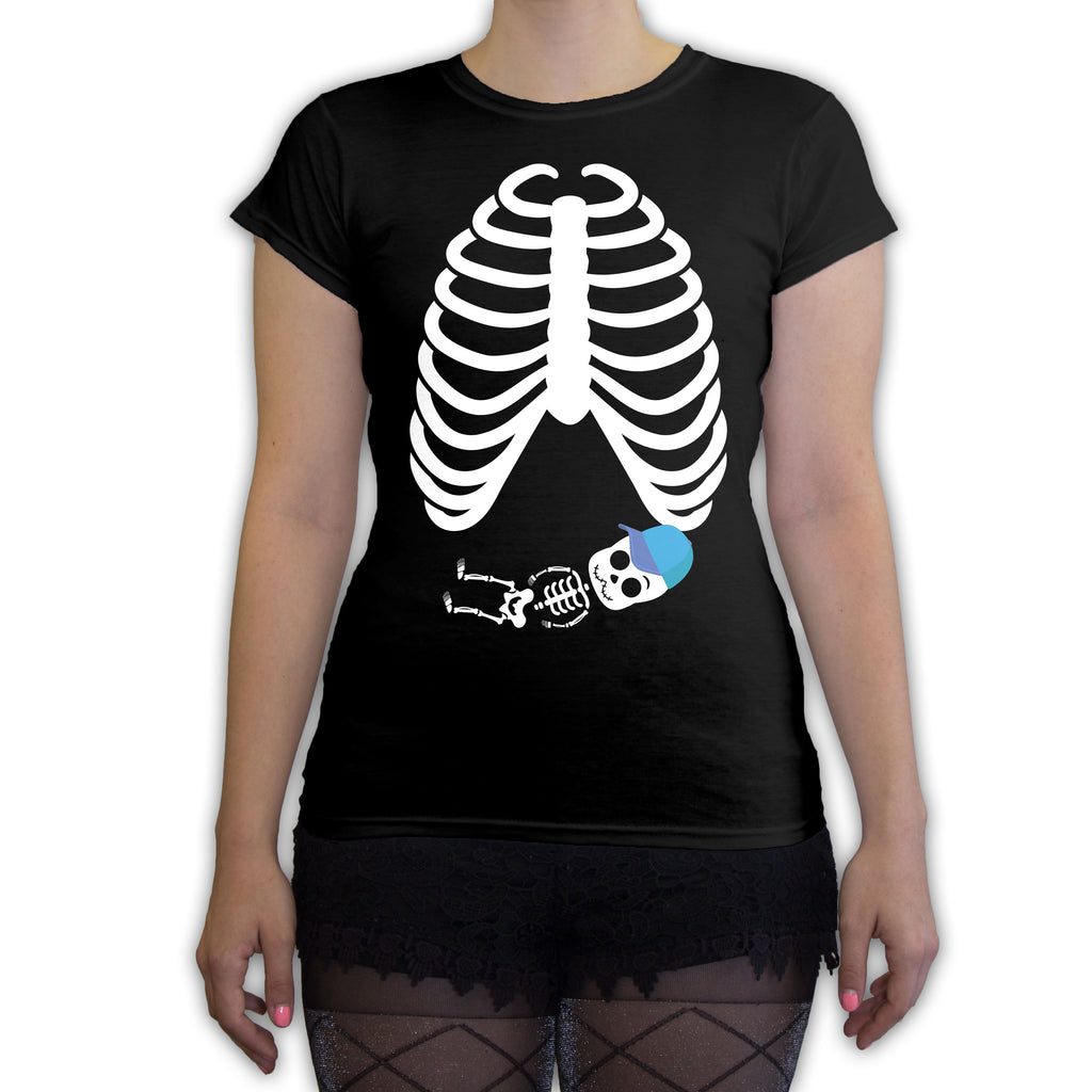 Function -  Skeleton Baby Boy Costume Women's Fashion T-Shirt Black