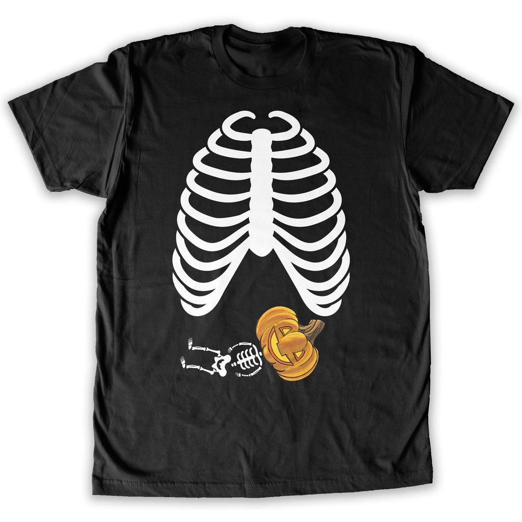 Function -  Skeleton Baby Pumpkin Costume Men's Fashion T-Shirt Black