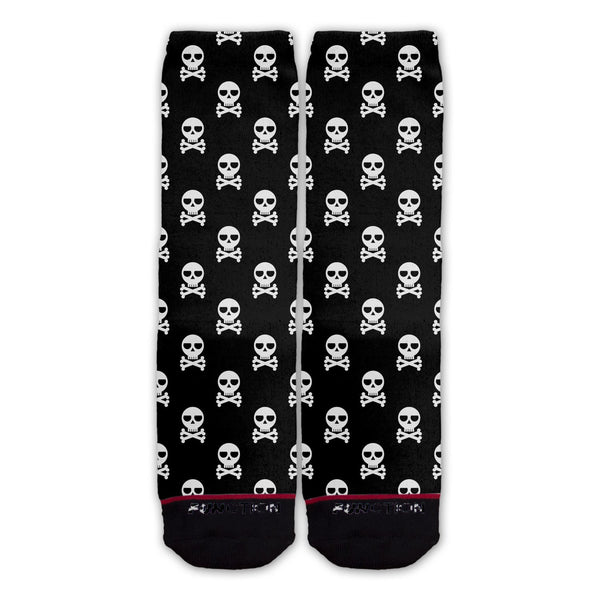 Function - Skull And Crossbones All Over Print Sock