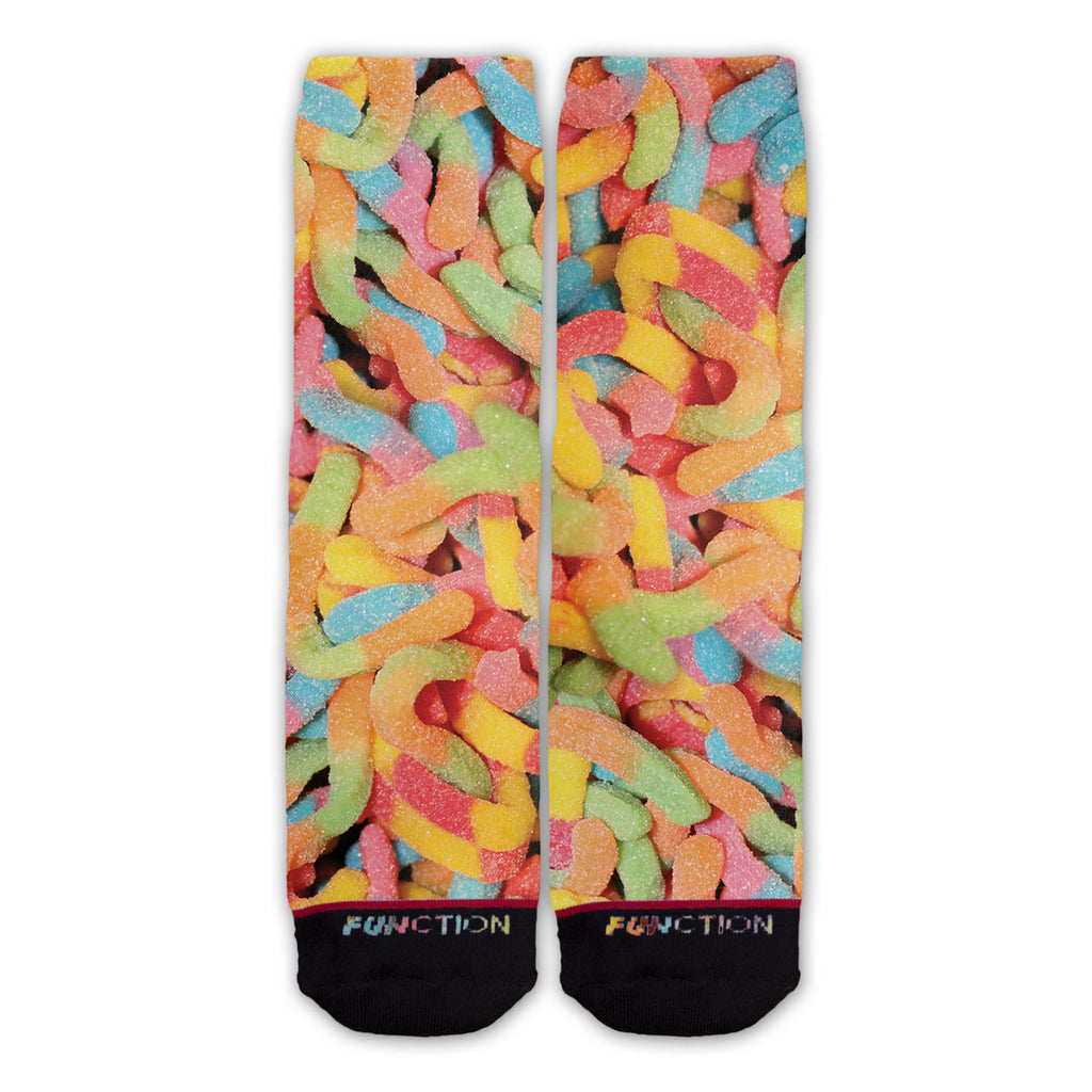 Function - Sour Gummy Worms Fashion Socks