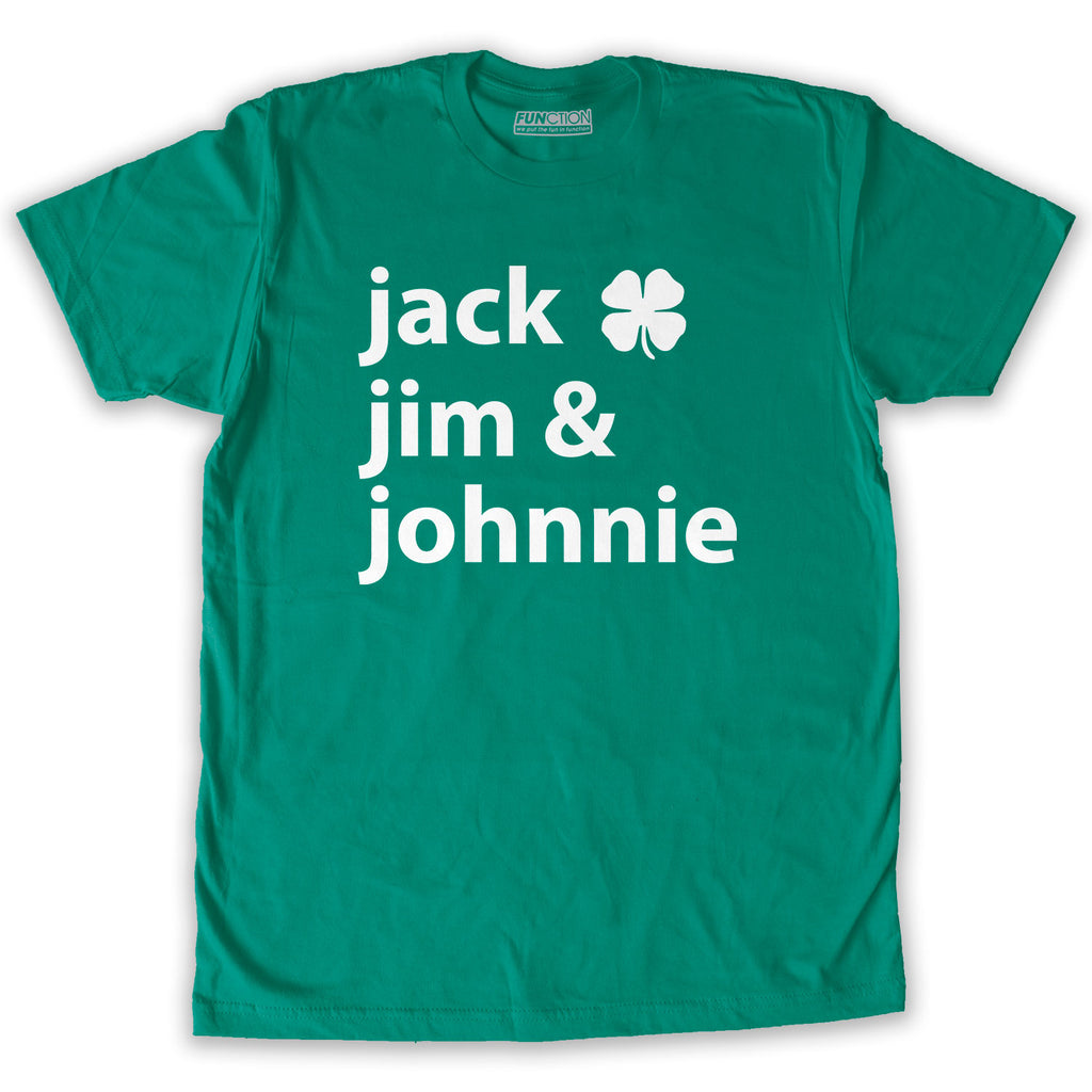 Function - St. Patrick's Day Jack Jim Johnnie Men's Fashion T-Shirt