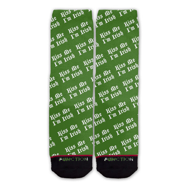 Function - St. Patrick's Day Kiss Me I'm Irish Pattern Fashion Sock