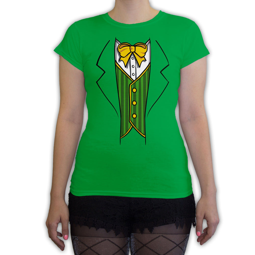 Function -  St.Patrick's Day Leprechaun Costume Women's Fashion T-Shirt Kelly Green