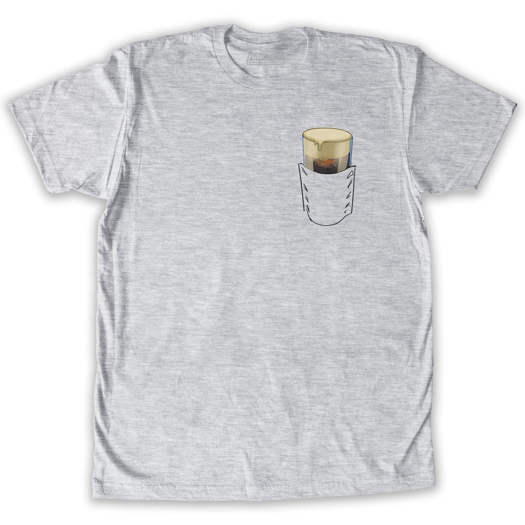Function -  St. Patrick's Day Faux Pocket Stout Men's Fashion T-Shirt Heather Grey