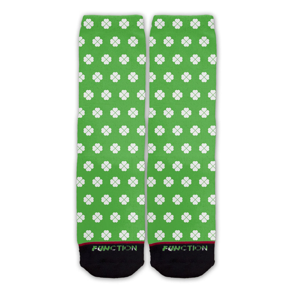 Function - St. Patrick's Day Shamrock Repeating Pattern Fashion Socks