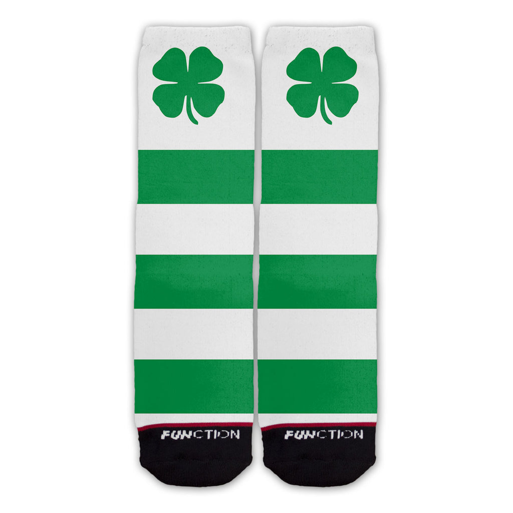 Function - St. Patrick's Day Shamrock Stripes Fashion Socks