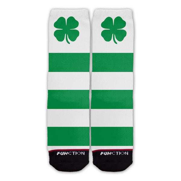 Function - St. Patrick's Day Shamrock Stripes Fashion Socks