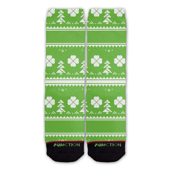 Function - St. Patrick's Day Ugly 8 Bit Fashion Socks