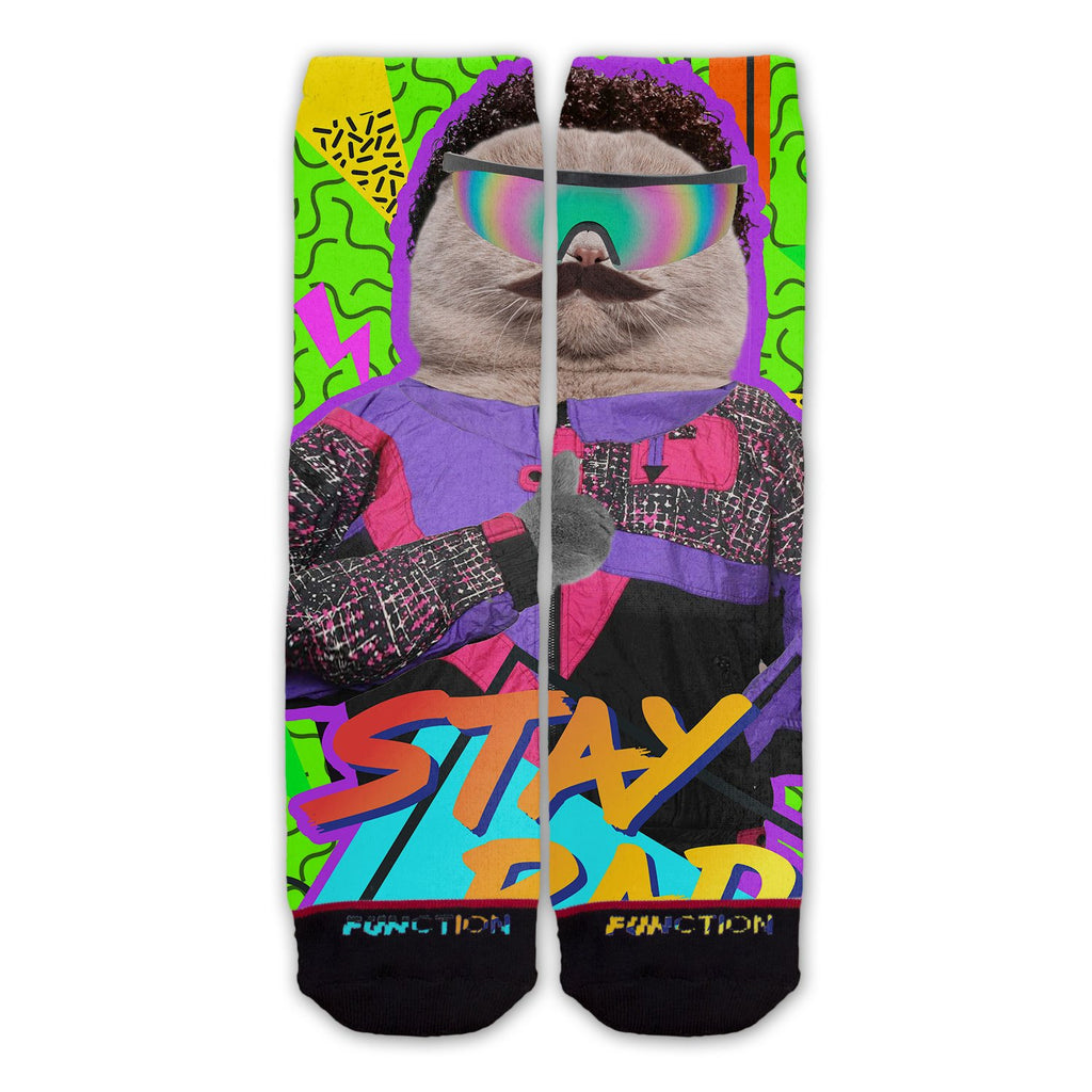 Function - Stay Rad 80's Cat Fashion Socks