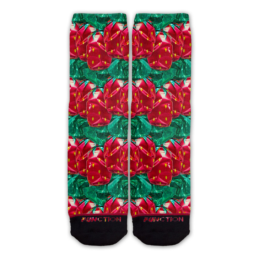 Function - Strawberry Hard Candy Pattern Sock
