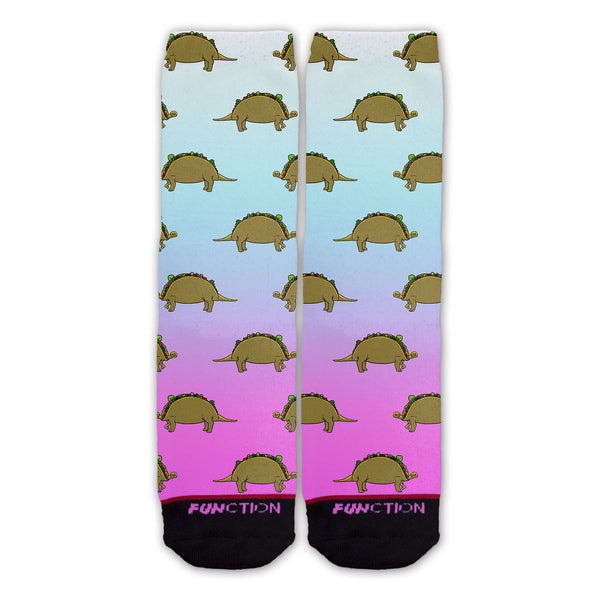 Function - Tacosaurus Gradient Fashion Sock
