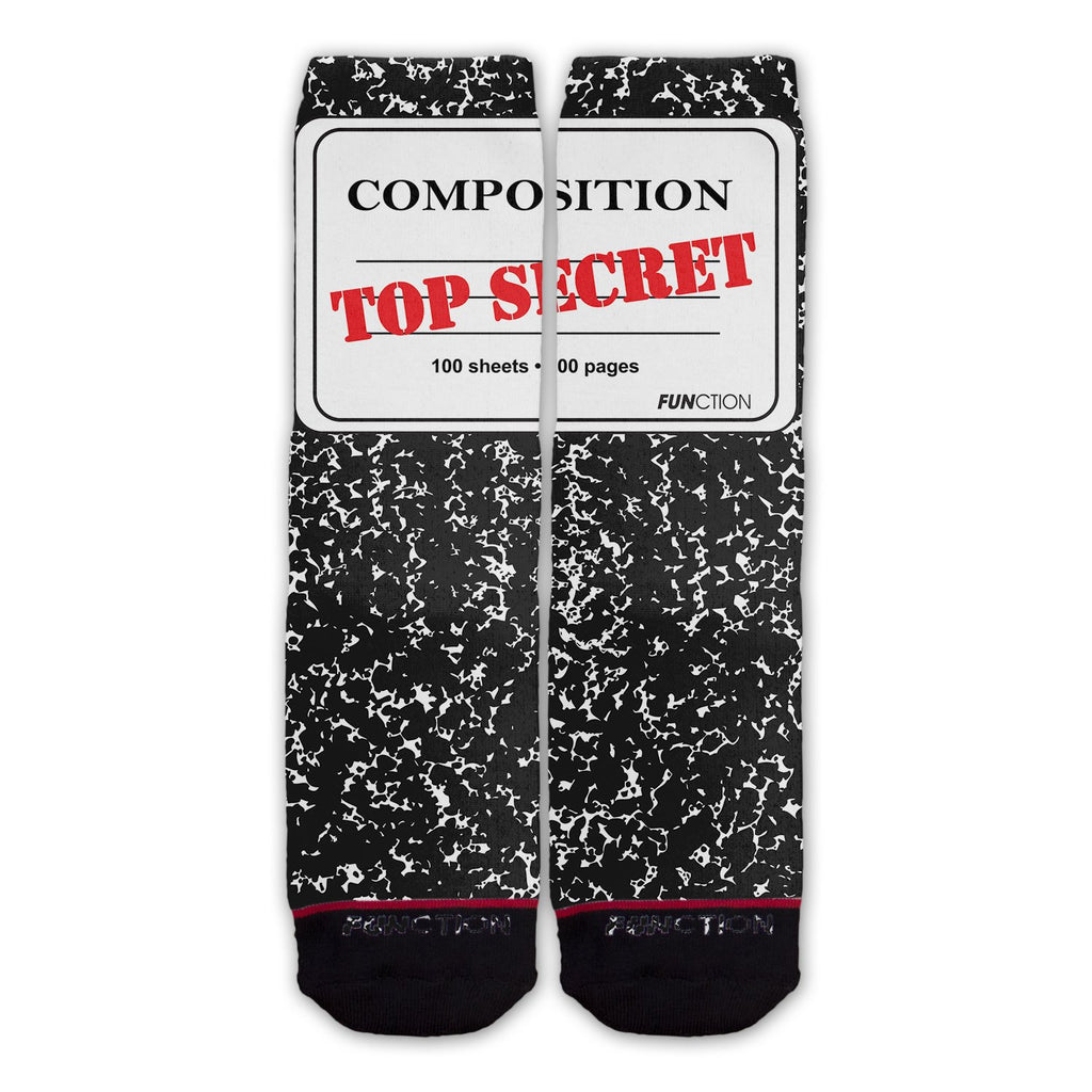 Function - Top Secret Notebook Fashion Socks