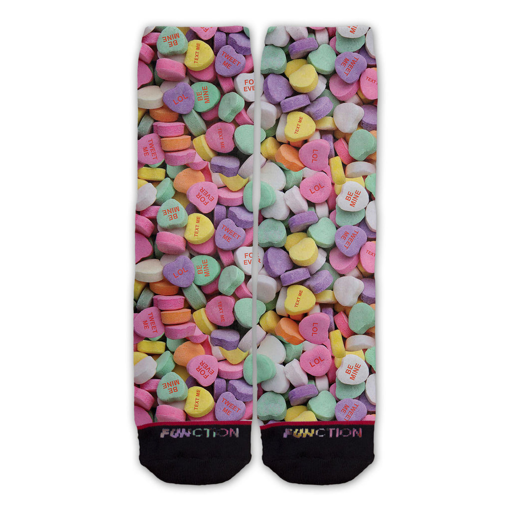 Function - Valentine's Day Candy Hearts Fashion Sock