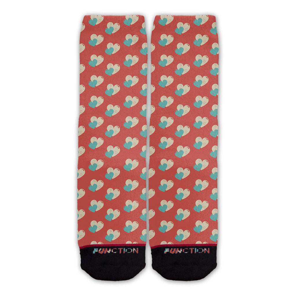 Function - Valentine's Day Pastel Heart Pattern Fashion Socks