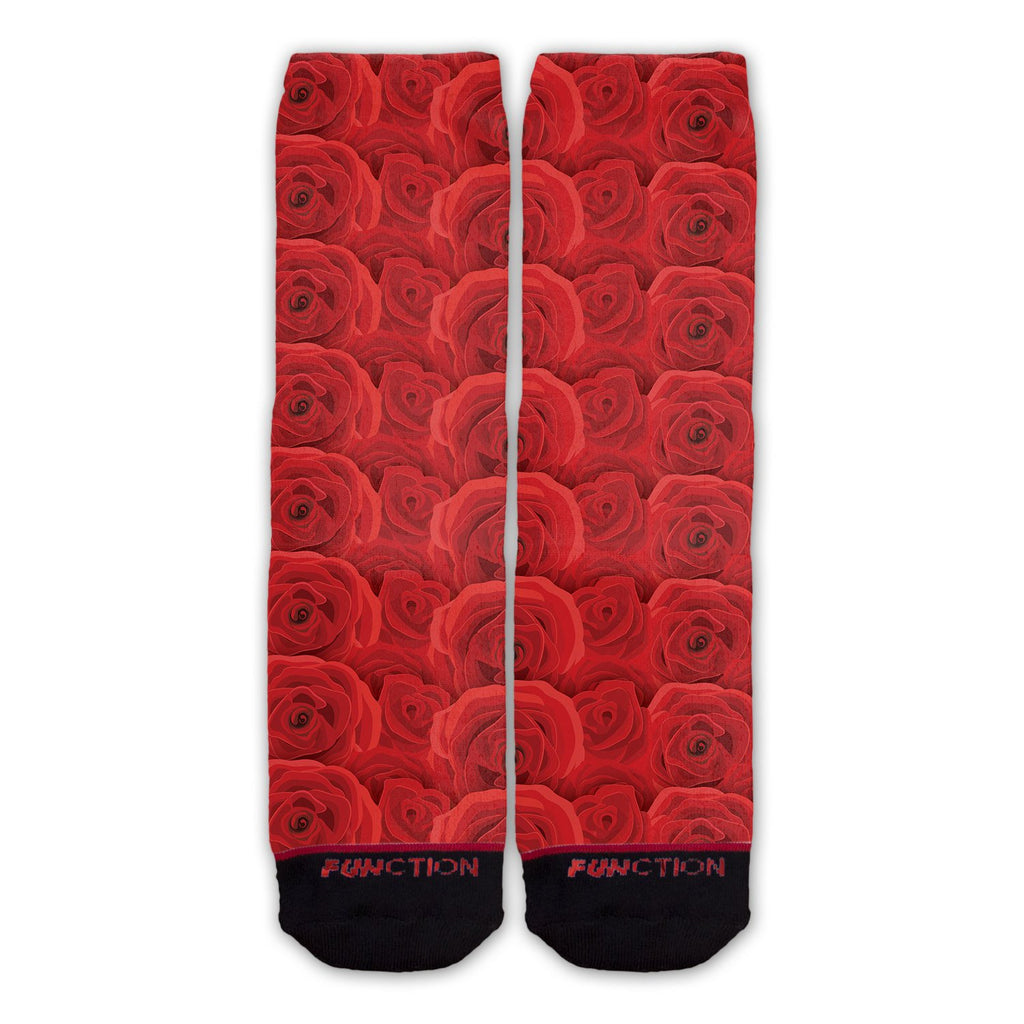 Valentine's Day Roses Fashion Socks