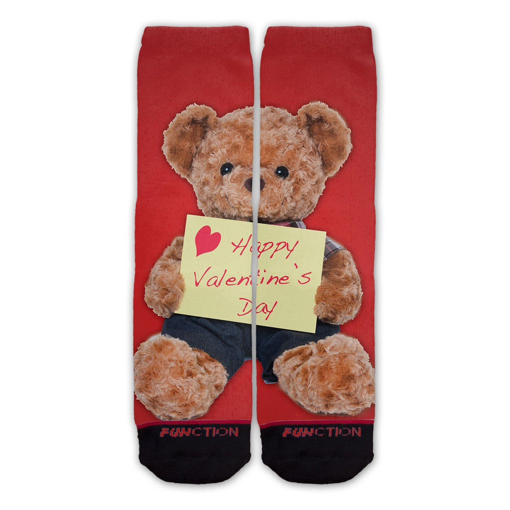 Function - Valentine's Day Teddy Bear Fashion Socks