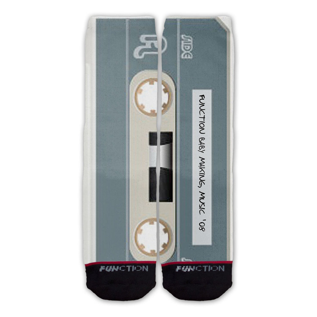 Function - Vintage Cassette Tape Fashion Sock